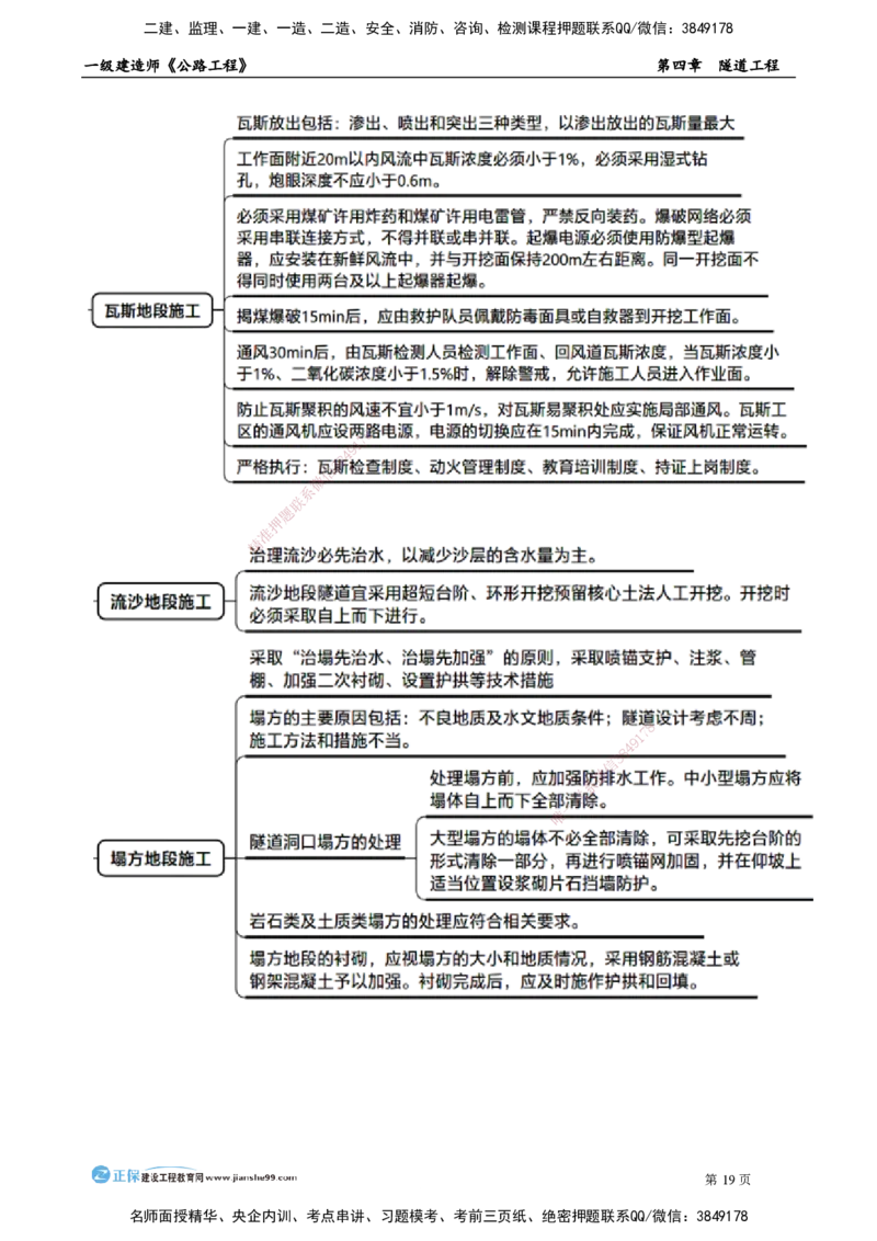 第四章　隧道工程_2026年一级建造师_2026年一建公路_2025年一建公路SVIP_04-冲刺串讲✿考点强化✿小灶集训_30-公路《冲刺串讲班》宋卫东JG_讲义
