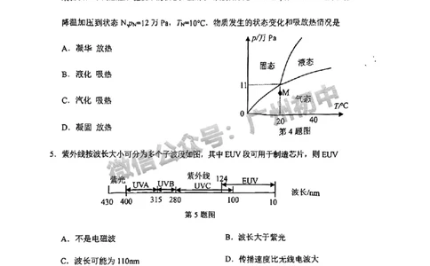2025天河区中考一模物理试题_广州九上月考+期中+期末+一模二模+中考真题_广州2025年中考一模_2025年11区中考一模_天河区