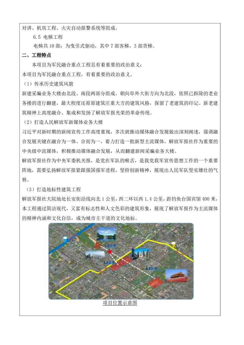 30.2、建筑业十项新技术评价表-解放军报社项目_2021-2023年优秀施组方案_施工组织设计_施组08-解放军新闻传播中心新闻采编用房翻建工程施工组织设计_3成果证明_6、科技示范