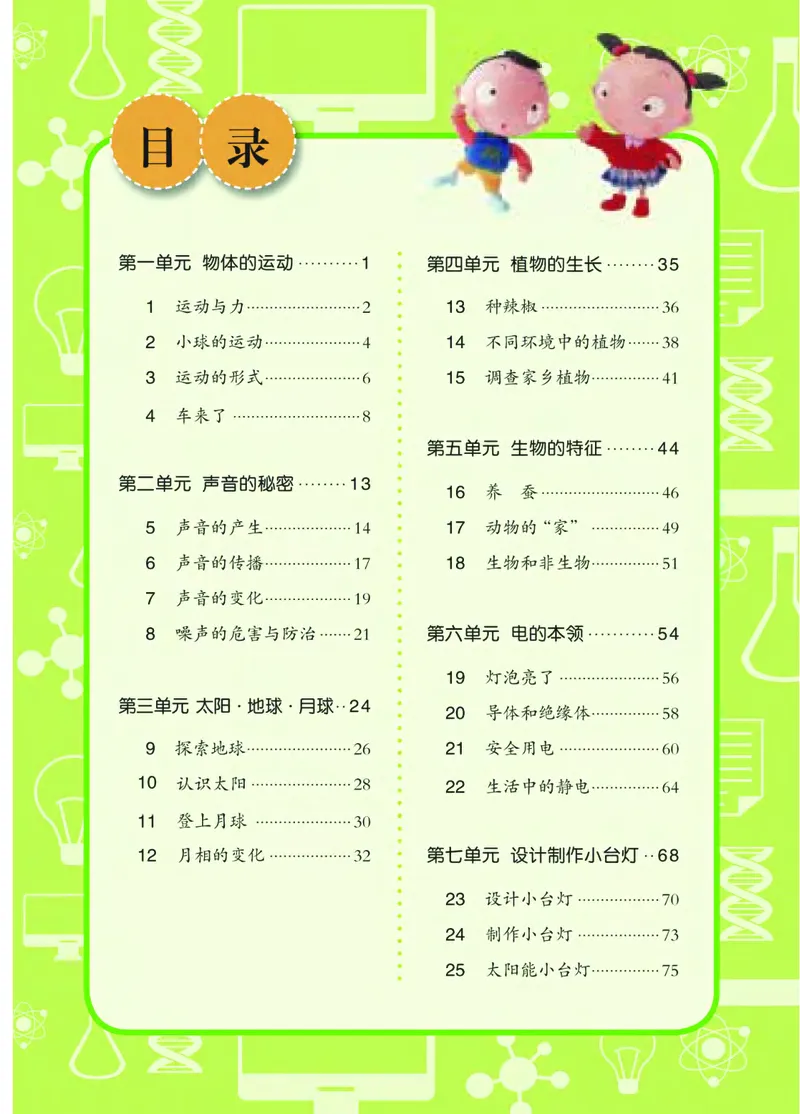 青岛版4年级科学下册高清教材_全部版本&bull;小学科学电子课本_青岛版63制小学科学课本