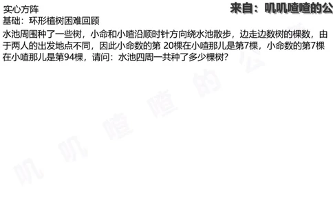 方阵问题-系统理论+刷题课空白PDF_各省考资料汇总_2、2026年公考名师课程_0142026年叽叽喳喳数量精讲快解50套题_叽叽喳喳：数量合并版用这个适用于打印和平板_免费系统理论课