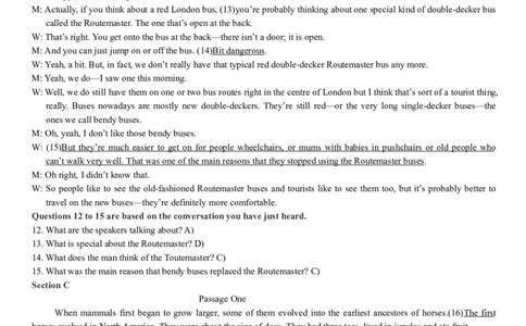 版本一四级模拟1答案解析_大学英语四级+六级_四级真题_四级密押试卷_新四级模拟卷全10套_版本一四级模拟卷_版本一四级模拟1
