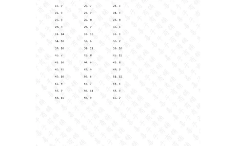 80以内&divide;1位第1-20篇答案_小学数学口算竖式脱式计算应用题一二三四五六年级上下册电_小学数学口算题库电子版（1-6）_小学数学口算三年级_口算题适合3年级