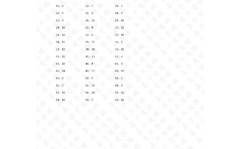 80以内&divide;1位第1-20篇答案_小学数学口算竖式脱式计算应用题一二三四五六年级上下册电_小学数学口算题库电子版（1-6）_小学数学口算三年级_口算题适合3年级