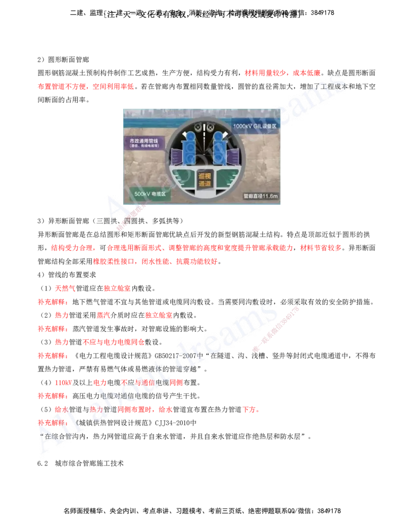 2025-31-第6章-城市综合管廊工程_2026年一级建造师_2026年一建市政_2025年一建市政SVIP_02-基础精讲✿高端面授✿深度强化_10-市政《天一精讲班》潘旭、董雨佳KL_董雨佳_讲义
