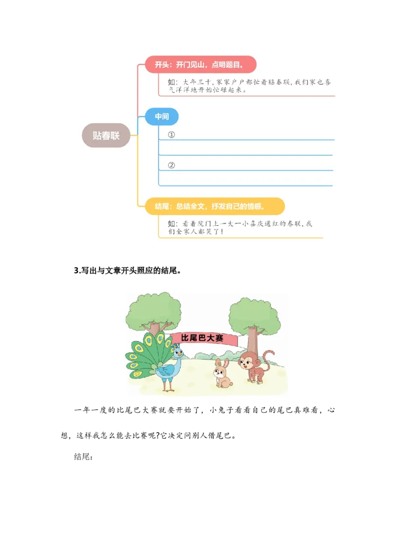 专题10写话训练（专项训练）-（统编版&middot;2024秋）_一年级语文上册（统编版）_期末总复习