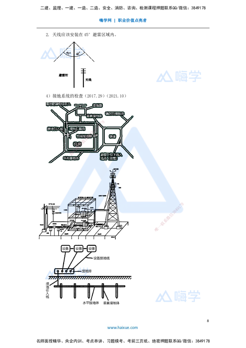 03.2025杨鹏-名师冲刺特训-（3）施工技术1_2026年一级建造师_2026年一建通信_2025年一建通信SVIP_04-冲刺串讲✿考点强化✿小灶集训_13-通信《名师冲刺特训》杨鹏HX_讲义
