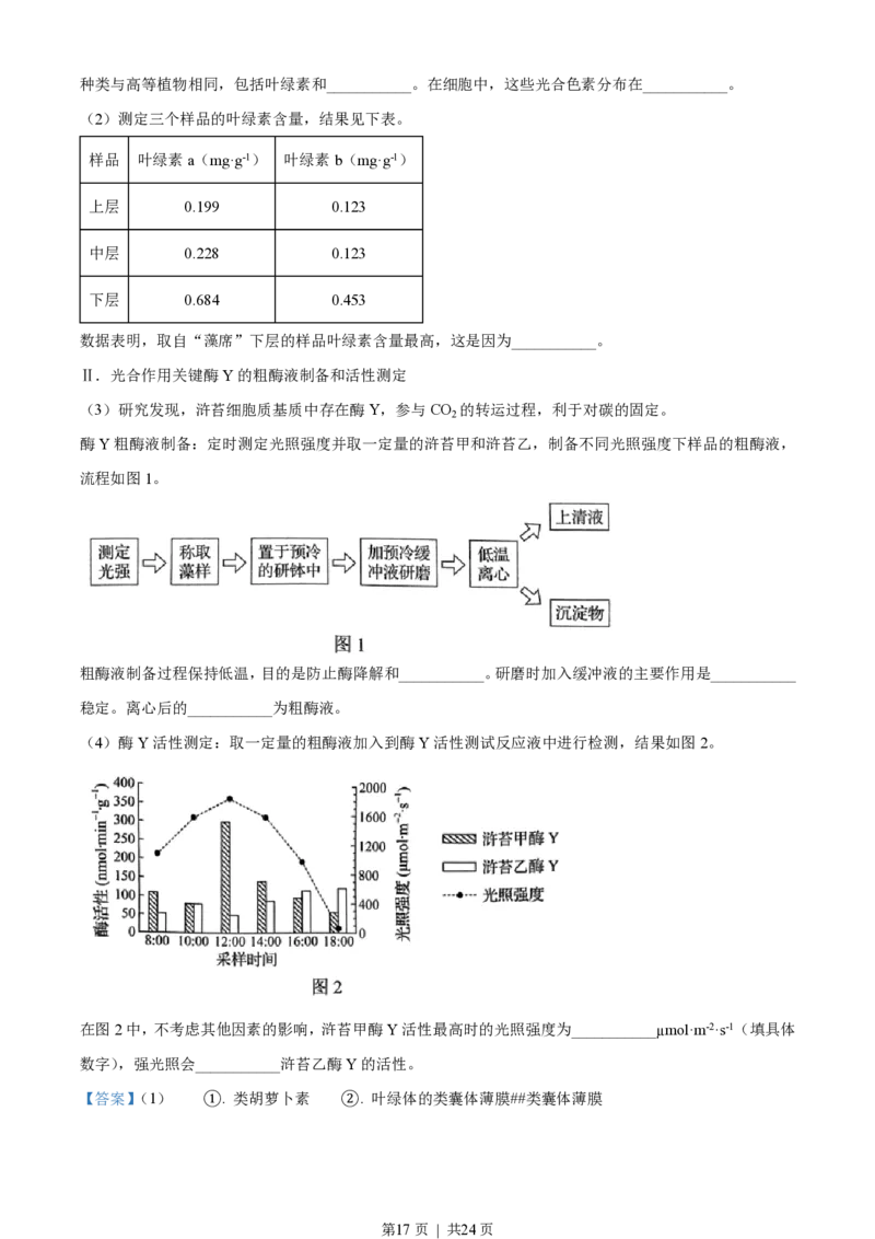 2022年高考生物试卷（辽宁）（解析卷）_生物历年高考真题_新&middot;PDF版2008-2025&middot;高考生物真题_生物（按省份分类）2008-2025_2010-2025&middot;（辽宁）生物高考真题
