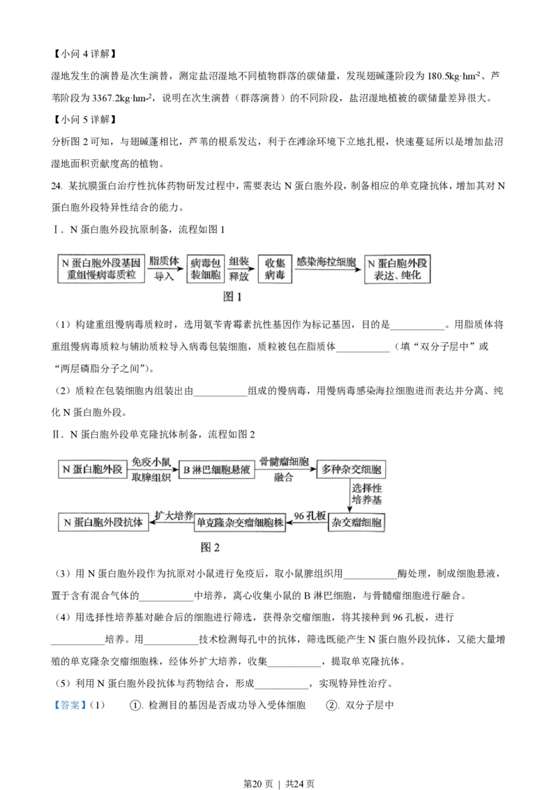 2022年高考生物试卷（辽宁）（解析卷）_生物历年高考真题_新&middot;PDF版2008-2025&middot;高考生物真题_生物（按省份分类）2008-2025_2010-2025&middot;（辽宁）生物高考真题