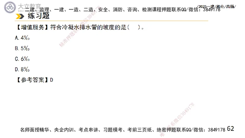 W2025一建机电-高扬-技术板块4-建筑_2026年一级建造师_2026年一建机电_2025年一建机电SVIP_01-精华文档✿电子教材✿历年真题_81-机电《板块刷题资料+总结图表》DL