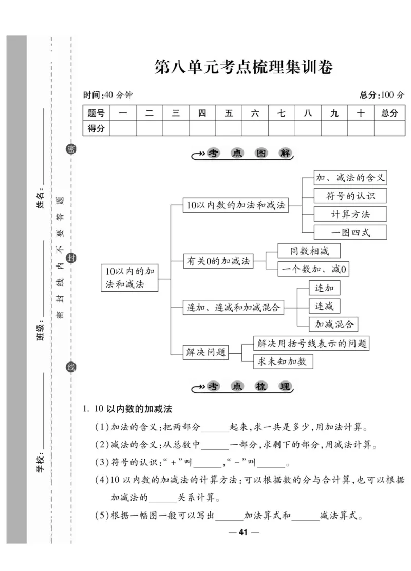 《一线调研卷》数学1年级上册（SJ）_一年级上下册资料_小学一年级学习资料-25年更新版_1-03、小学一年级数学上册_苏教版_10、电子书籍