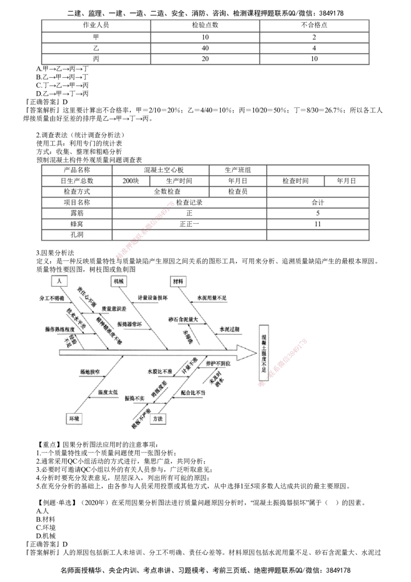 第03讲　施工质量统计分析方法_2026年一级建造师_2026年一建管理_2025年一建管理SVIP_02-基础精讲✿高端面授✿深度强化_04-管理《基础精讲班》李娜JG_第五章　建设工程质量管理