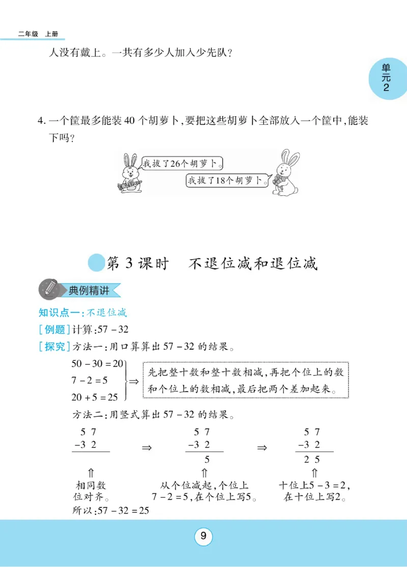 《优佳好》知识梳理课前预习-23秋数学2年级上册（RJ）_二年级上下册资料_小学二年级学习资料-25年更新版_2-03、小学二年级数学上册_2-3-2、练习题、作业、试题、试卷_人教版_电子册类
