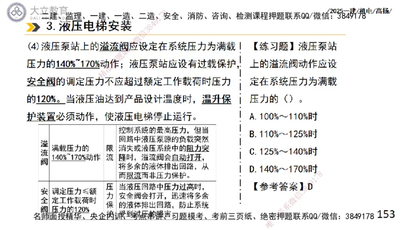 W2025一建机电-高扬-技术板块6-仪表、智能化、电梯_2026年一级建造师_2026年一建机电_2025年一建机电SVIP_04-冲刺串讲✿考点强化✿小灶集训_31-机电《案例专项班》高扬DL_讲义