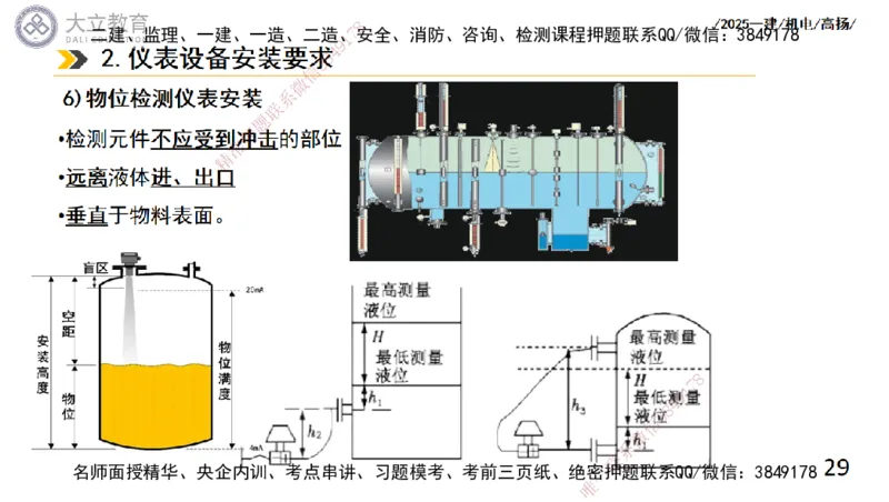 W2025一建机电-高扬-技术板块6-仪表、智能化、电梯_2026年一级建造师_2026年一建机电_2025年一建机电SVIP_04-冲刺串讲✿考点强化✿小灶集训_31-机电《案例专项班》高扬DL_讲义