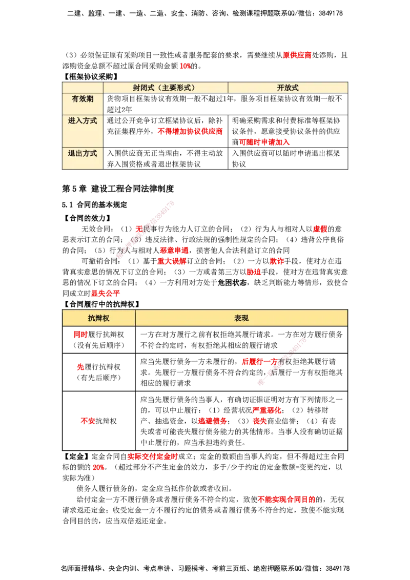 天成密训-法规（Word版）_2026年一建法规_2025年一建法规SVIP_04-冲刺串讲✿考点强化✿小灶集训_49-法规《考前天成密训》张峰HX_讲义