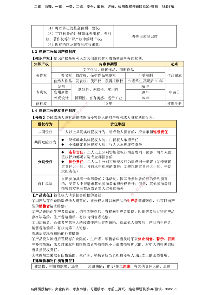 天成密训-法规（Word版）_2026年一建法规_2025年一建法规SVIP_04-冲刺串讲✿考点强化✿小灶集训_49-法规《考前天成密训》张峰HX_讲义