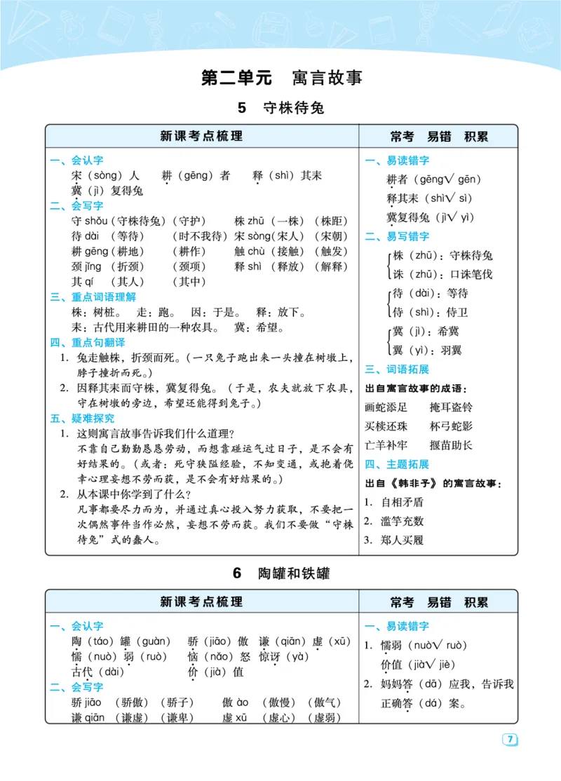 《典中点名师划重点》语文3年级下册（RJ）_三年级上下册资料_小学三年级学习资料-25年更新版_3-02、小学三年级语文下册_3-2-2、练习题、作业、试题、试卷_电子册类