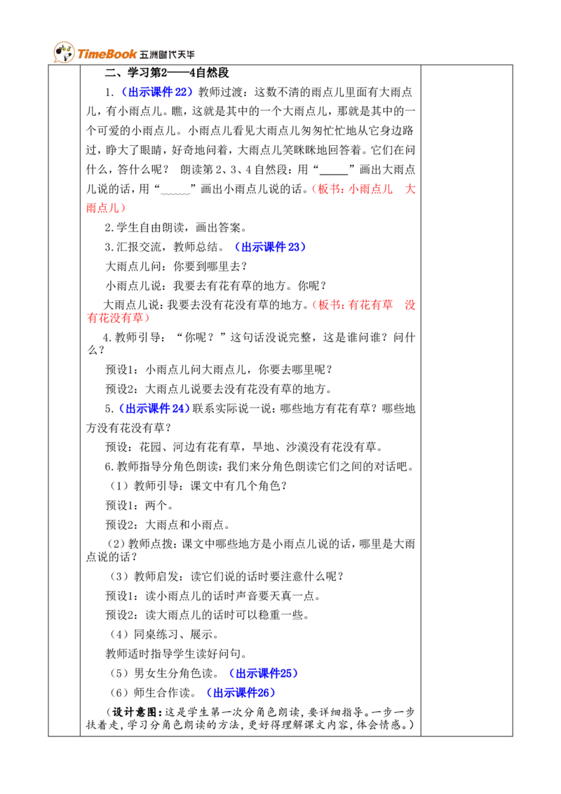 10雨点儿优质版教案_一年级语文上册（统编版）_全套教学资源_课件+教案_8.第八单元_10雨点儿_教案