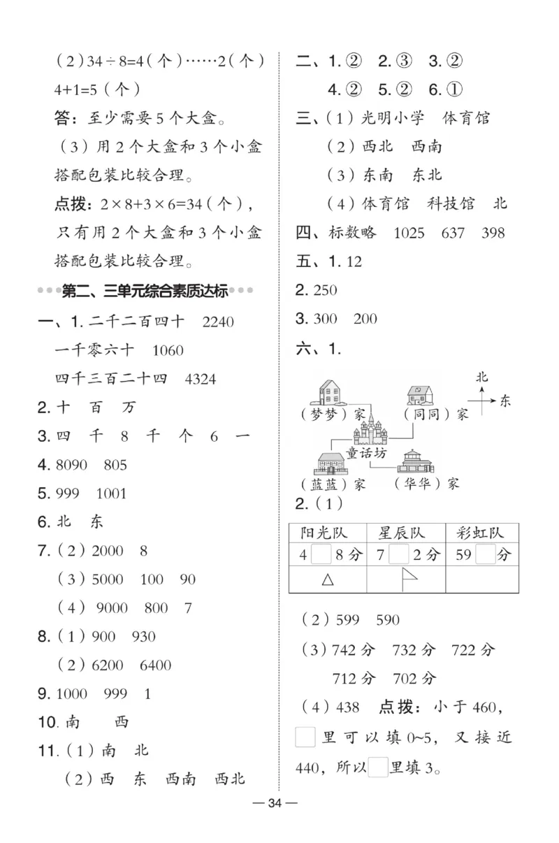 《典中点》数学试卷-数学2年级下册（BS）_二年级上下册资料_小学二年级学习资料-25年更新版_2-04、小学二年级数学下册_2-4-2、练习题、作业、试题、试卷_北师大版_电子册类