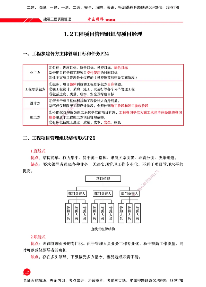 一建-管理-新大纲考点精粹-2025_2026年一级建造师_2026年一建管理_2025年一建管理SVIP_01-精华文档✿电子教材✿历年真题_12-管理《100题+思维导图+核心考点+教材变动》HX