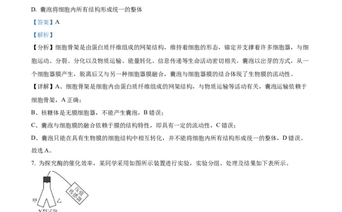 2023年高考生物试卷（浙江）6月（解析卷）_生物历年高考真题_新&middot;Word版2008-2025&middot;高考生物真题_生物（按年份分类）2008-2025_2023&middot;高考生物真题