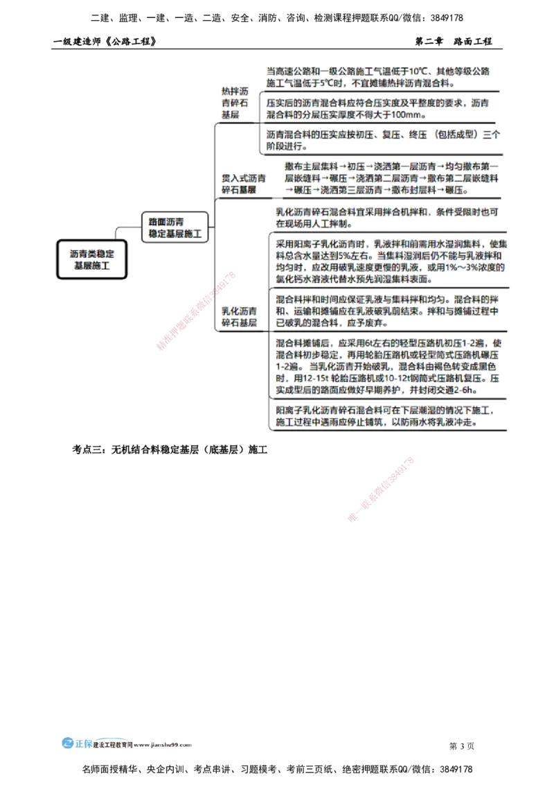 第二章　路面工程_2026年一级建造师_2026年一建公路_2025年一建公路SVIP_04-冲刺串讲✿考点强化✿小灶集训_30-公路《冲刺串讲班》宋卫东JG_讲义