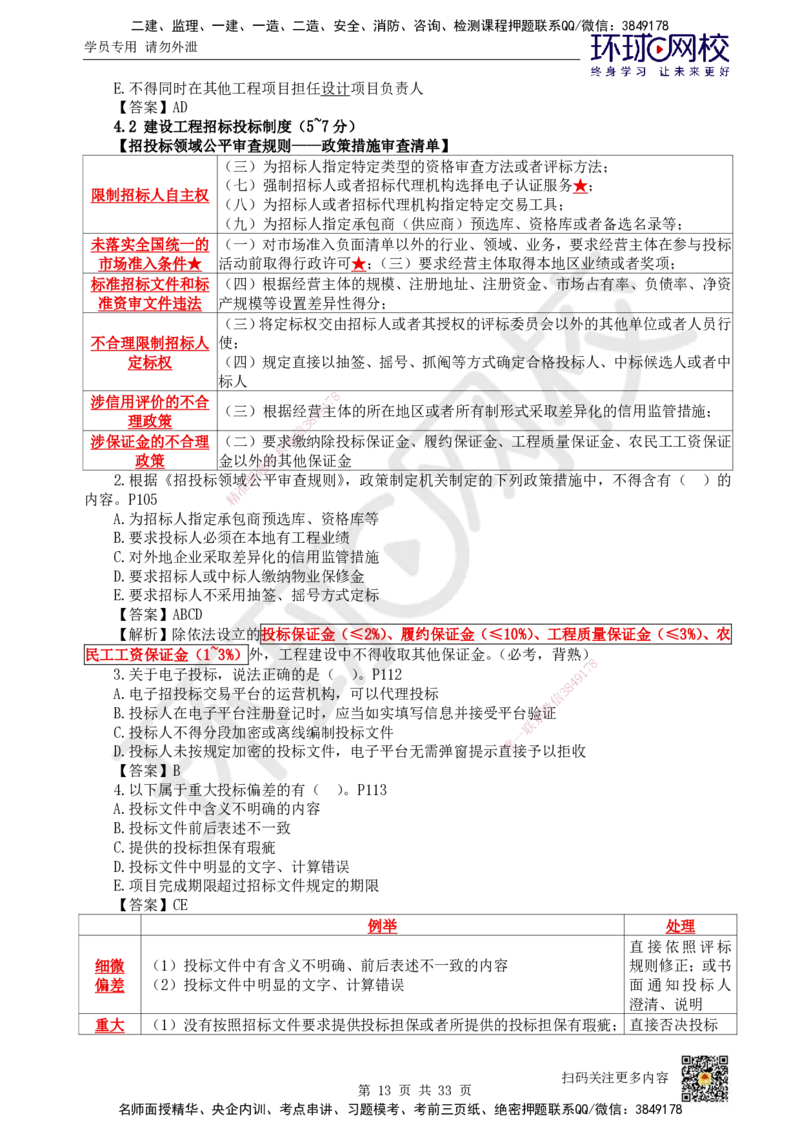 HQ-法规-突击小灶班_2026年一建法规_2025年一建法规SVIP_04-冲刺串讲✿考点强化✿小灶集训_52-法规《突击小灶班》陈印HQ