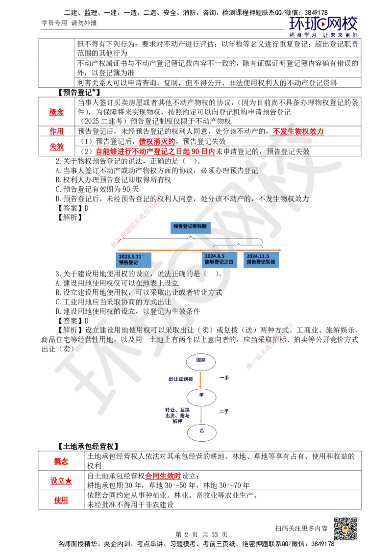 HQ-法规-突击小灶班_2026年一建法规_2025年一建法规SVIP_04-冲刺串讲✿考点强化✿小灶集训_52-法规《突击小灶班》陈印HQ