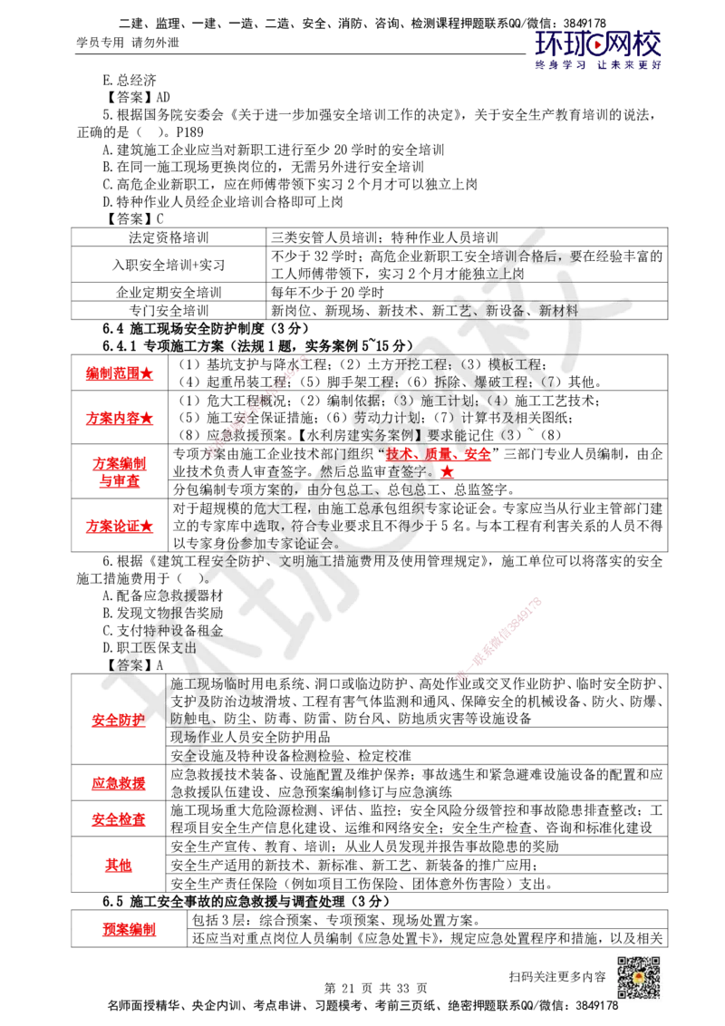 HQ-法规-突击小灶班_2026年一建法规_2025年一建法规SVIP_04-冲刺串讲✿考点强化✿小灶集训_52-法规《突击小灶班》陈印HQ