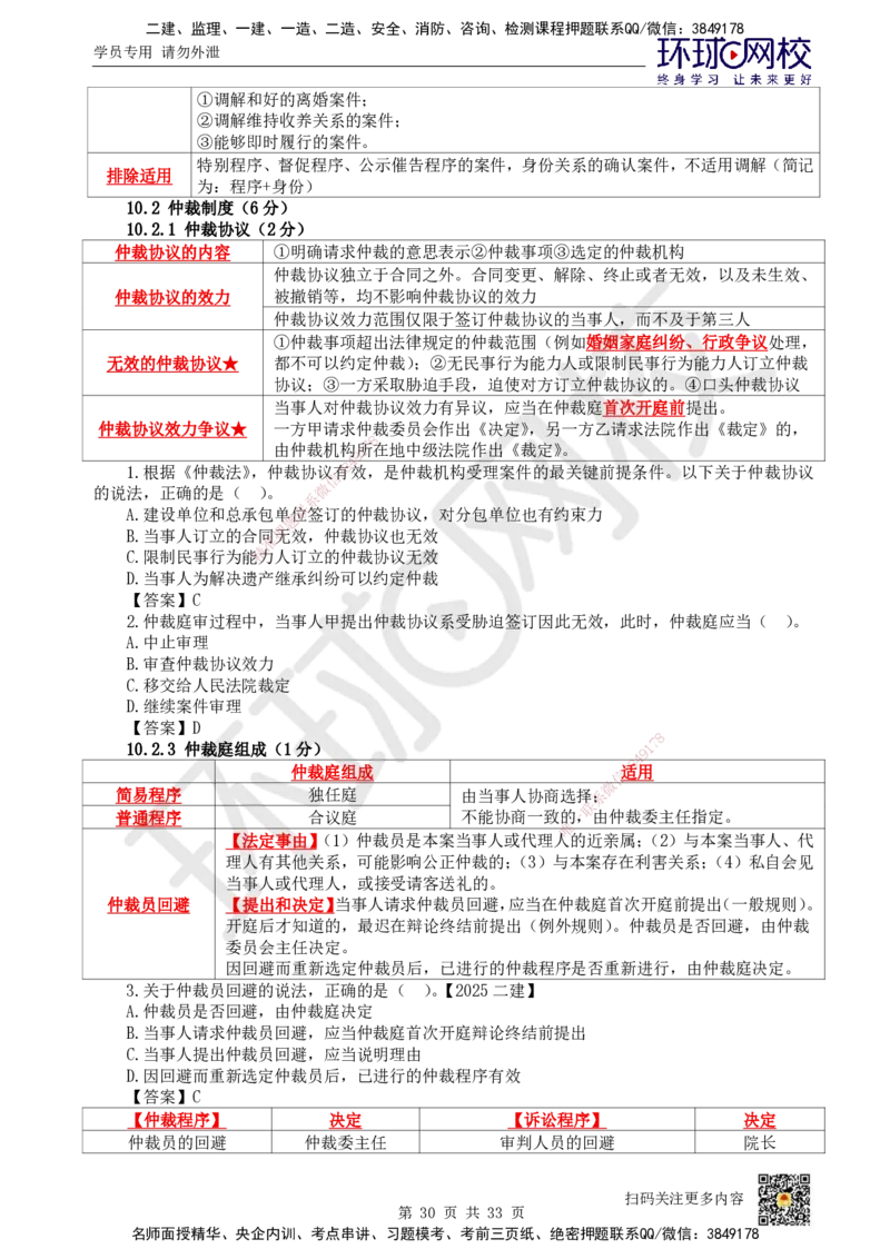 HQ-法规-突击小灶班_2026年一建法规_2025年一建法规SVIP_04-冲刺串讲✿考点强化✿小灶集训_52-法规《突击小灶班》陈印HQ