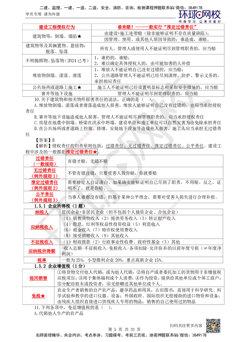 HQ-法规-突击小灶班_2026年一建法规_2025年一建法规SVIP_04-冲刺串讲✿考点强化✿小灶集训_52-法规《突击小灶班》陈印HQ