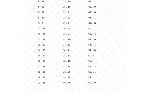 80以内减法第91-110篇答案_小学数学口算竖式脱式计算应用题一二三四五六年级上下册电_小学数学口算题库电子版（1-6）_小学数学口算一年级_口算题适合1年级(含答案）