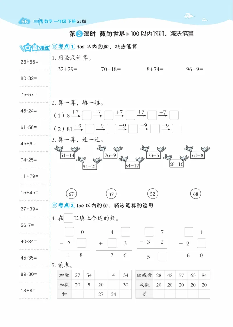《典中点》数学课时-数学1年级下册（SJ）_一年级上下册资料_小学一年级学习资料-25年更新版_1-04、小学一年级数学下册_1-4-2、练习题、作业、试题、试卷_苏教版_电子册类