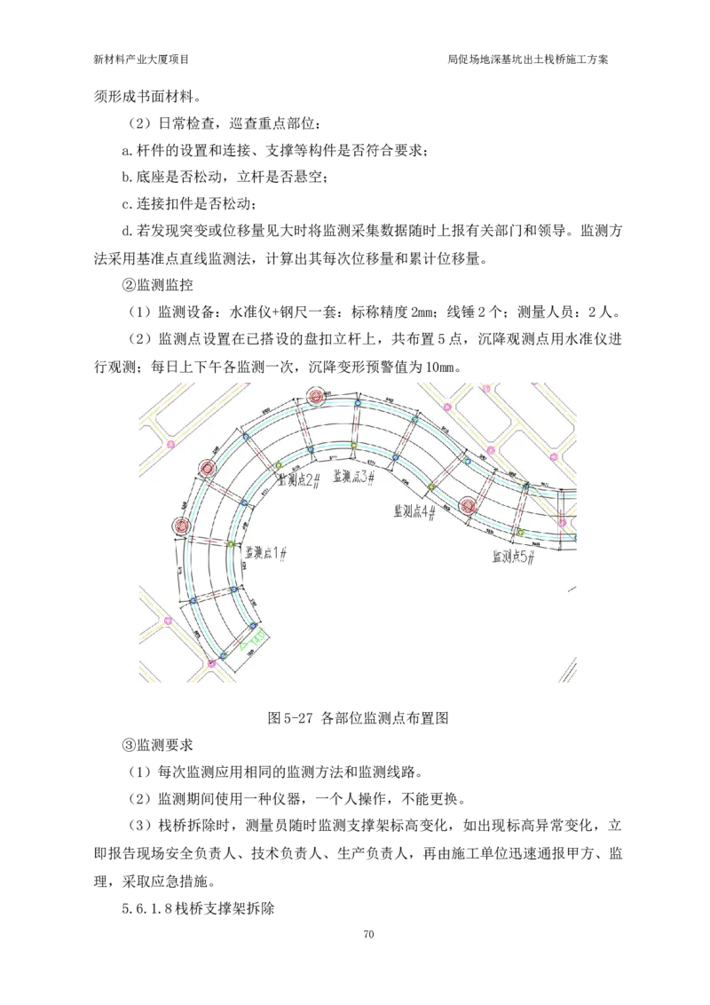 ①新材料产业大厦项目局促场地深基坑出土栈桥施工方案_2021-2023年优秀施组方案_施工方案_方案15-新材料产业大厦项目土石方及基坑支护工程&mdash;局促深基坑出土栈桥安全专项施工方案