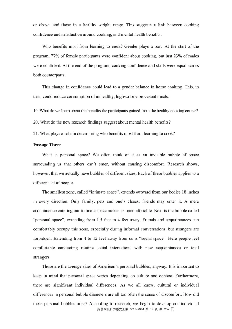 四级听力原文2016-2024_大学英语四级+六级_四级真题_专项_四级听力专项