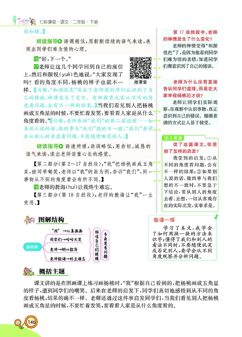 《七彩课堂》语文2年级下册（RJ）_二年级上下册资料_小学二年级学习资料-25年更新版_2-02、小学二年级语文下册_2-2-2、练习题、作业、试题、试卷_电子册类