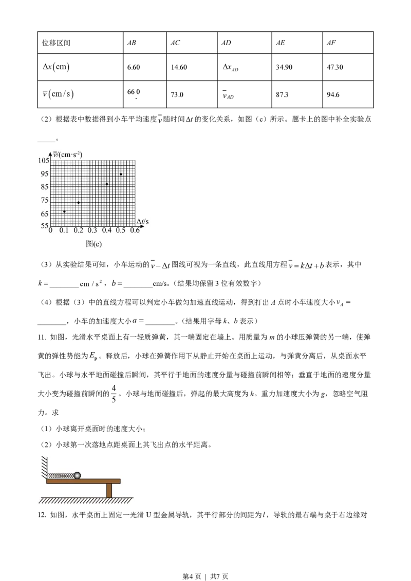 2023年高考物理试卷（全国甲卷）（空白卷）_物理历年高考真题_新&middot;PDF版2008-2025&middot;高考物理真题_物理（按省份分类）2008-2025_2008-2024&middot;（西藏）物理高考真题