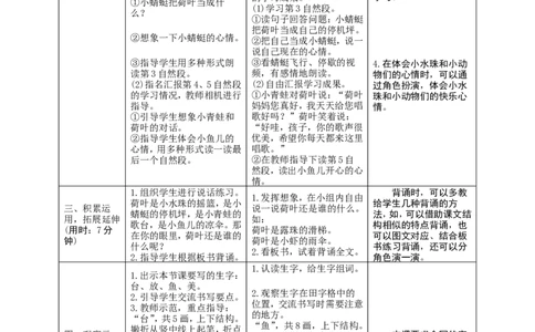 13《荷叶圆圆》导学案_一年级语文下册（统编版）_老课标资料_教案反思+导学案_表格式_1版表格式导学案