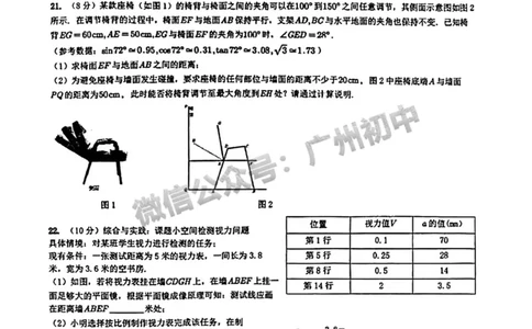 2025广州市执信中学中考二模数学试题_广州九上月考+期中+期末+一模二模+中考真题_2025中考二模