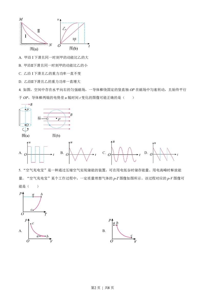 2023年高考物理试卷（辽宁）（空白卷）_物理历年高考真题_新&middot;PDF版2008-2025&middot;高考物理真题_物理（按年份分类）2008-2025_2023&middot;高考物理真题