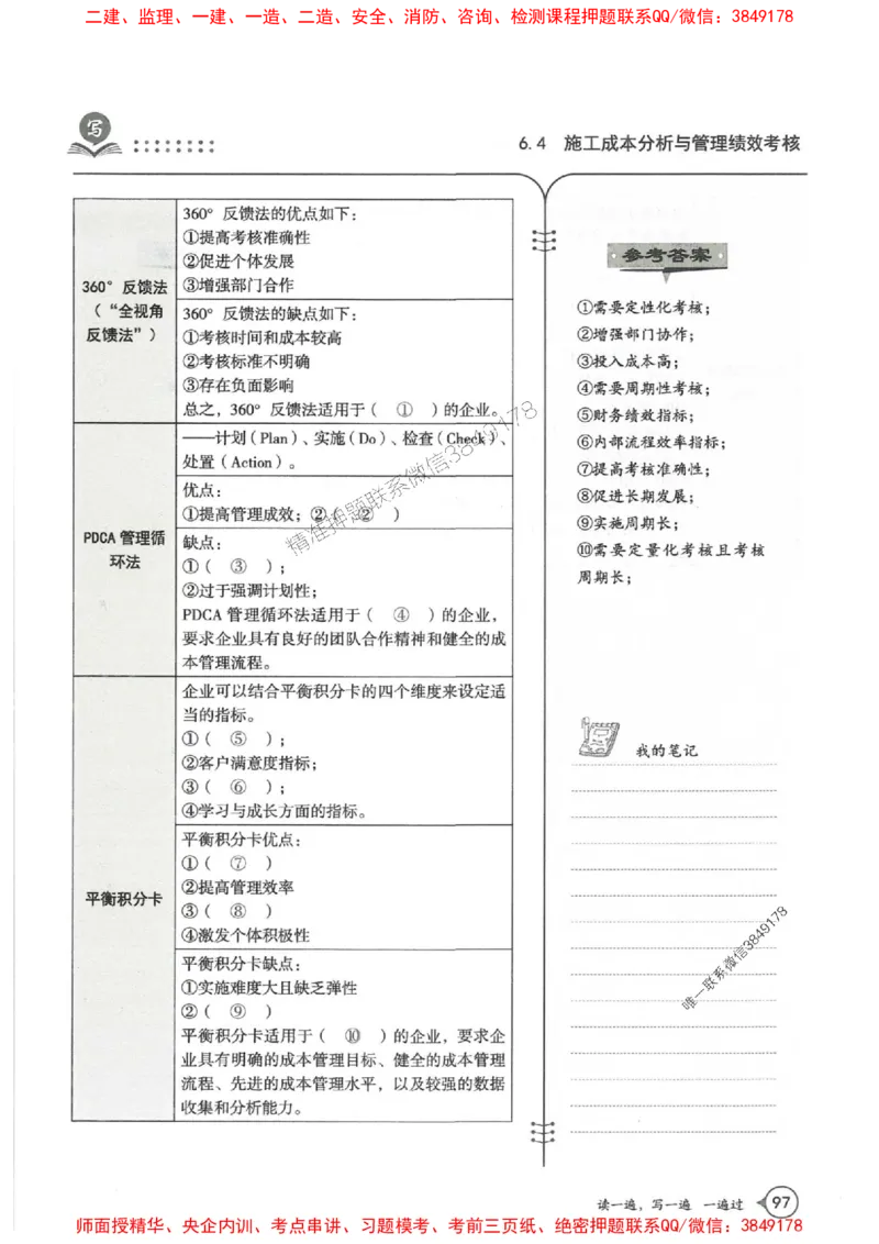 一建管理-一建一遍过-高频考点默写本（25年新版）_2026年一级建造师_2026年一建管理_2025年一建管理SVIP_01-精华文档✿电子教材✿历年真题