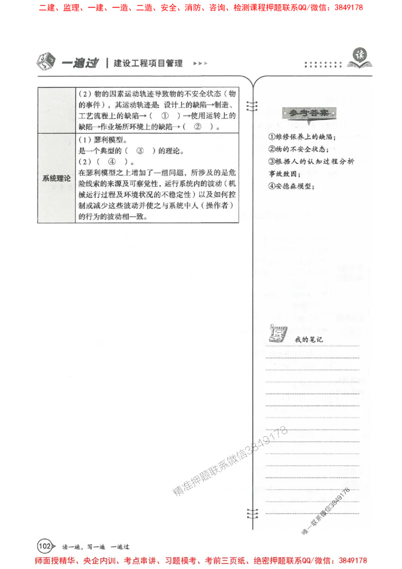 一建管理-一建一遍过-高频考点默写本（25年新版）_2026年一级建造师_2026年一建管理_2025年一建管理SVIP_01-精华文档✿电子教材✿历年真题