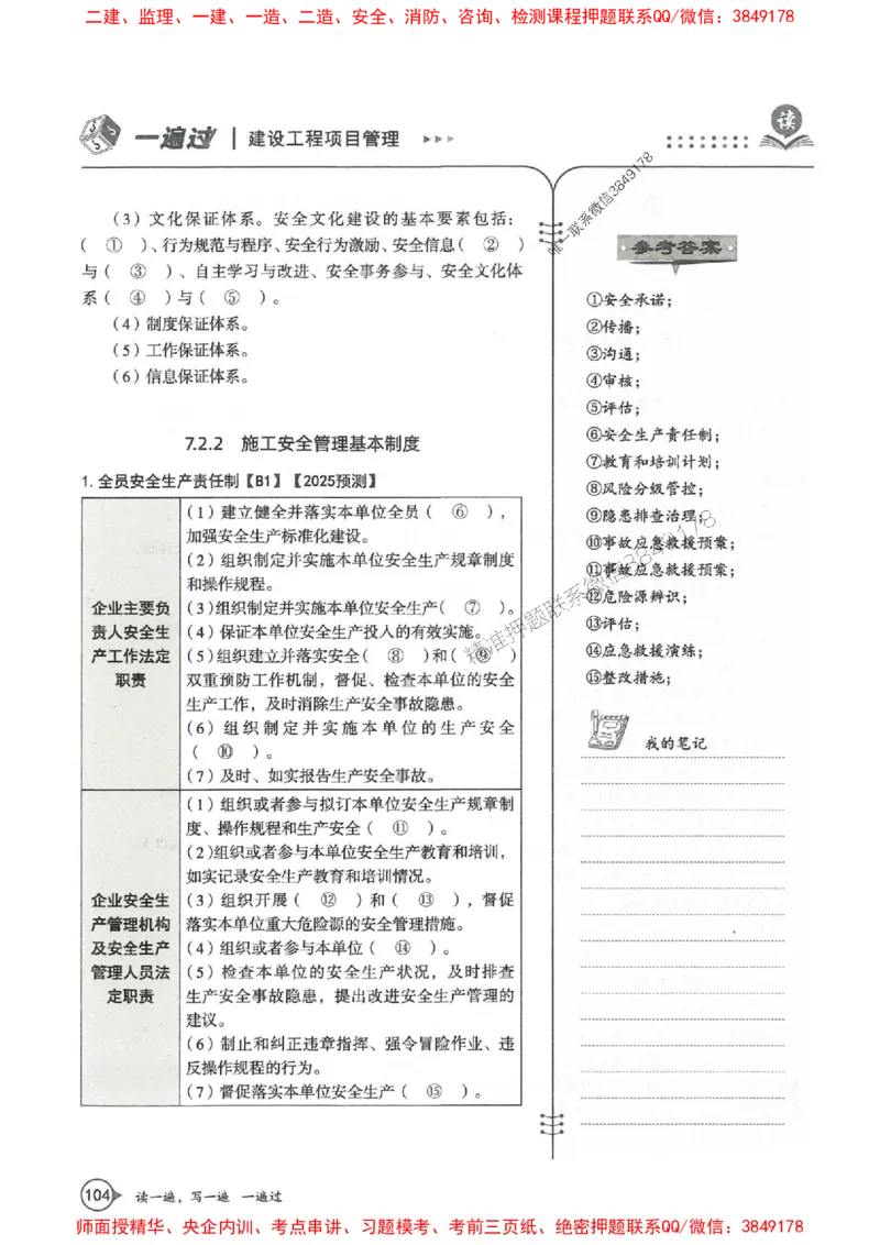 一建管理-一建一遍过-高频考点默写本（25年新版）_2026年一级建造师_2026年一建管理_2025年一建管理SVIP_01-精华文档✿电子教材✿历年真题