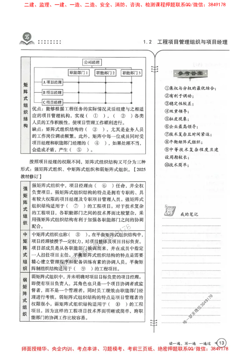 一建管理-一建一遍过-高频考点默写本（25年新版）_2026年一级建造师_2026年一建管理_2025年一建管理SVIP_01-精华文档✿电子教材✿历年真题