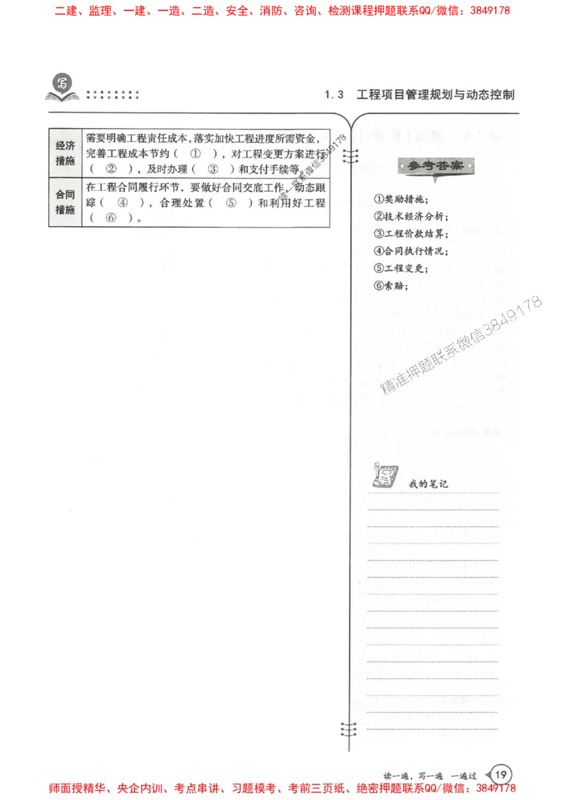 一建管理-一建一遍过-高频考点默写本（25年新版）_2026年一级建造师_2026年一建管理_2025年一建管理SVIP_01-精华文档✿电子教材✿历年真题