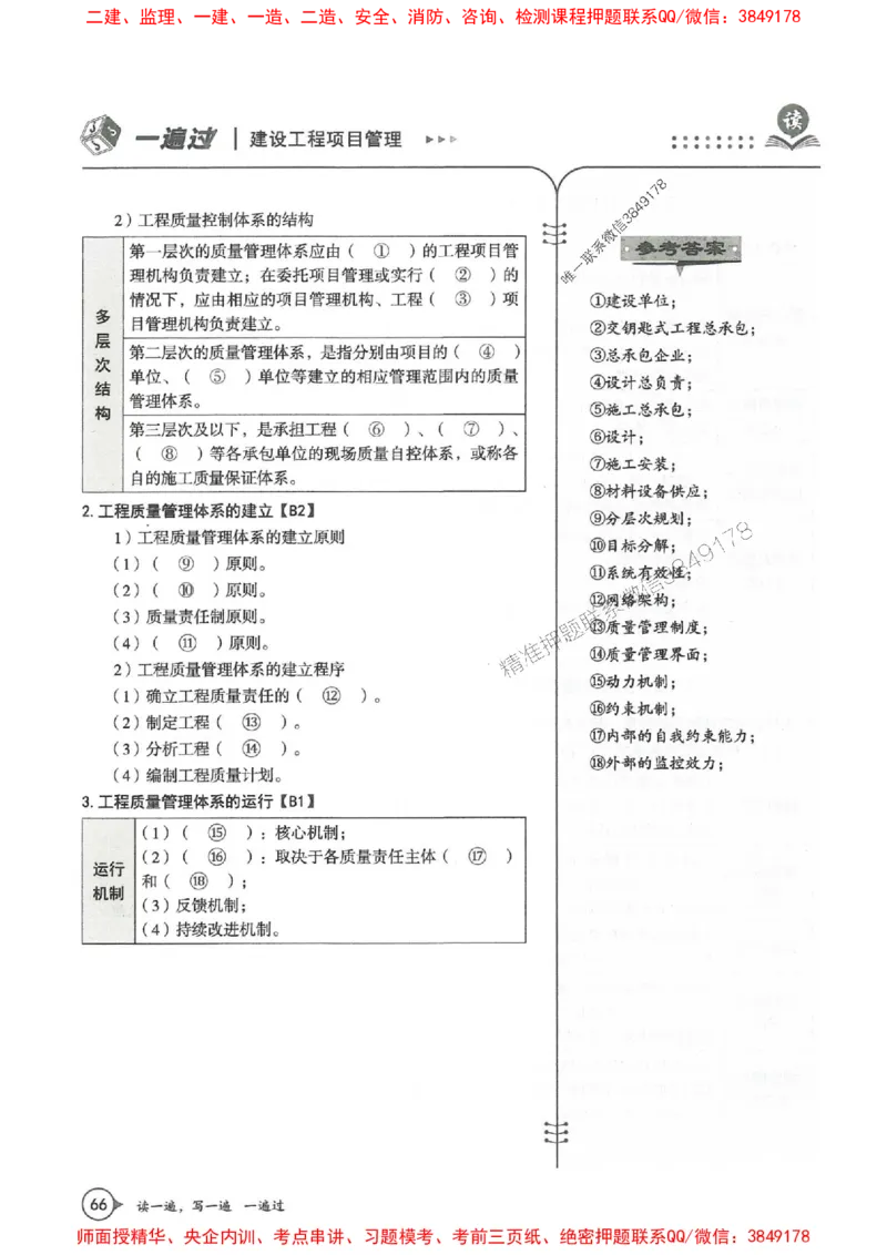 一建管理-一建一遍过-高频考点默写本（25年新版）_2026年一级建造师_2026年一建管理_2025年一建管理SVIP_01-精华文档✿电子教材✿历年真题