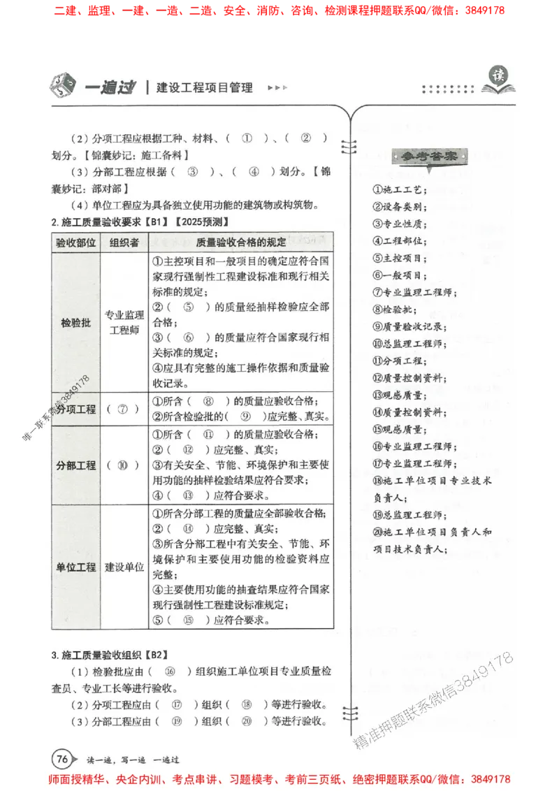 一建管理-一建一遍过-高频考点默写本（25年新版）_2026年一级建造师_2026年一建管理_2025年一建管理SVIP_01-精华文档✿电子教材✿历年真题