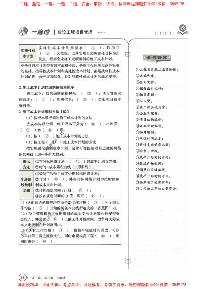 一建管理-一建一遍过-高频考点默写本（25年新版）_2026年一级建造师_2026年一建管理_2025年一建管理SVIP_01-精华文档✿电子教材✿历年真题