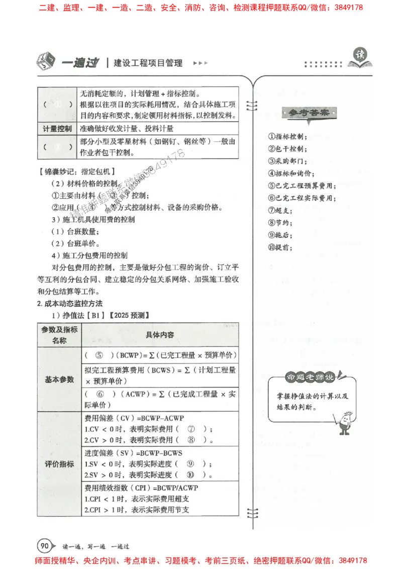 一建管理-一建一遍过-高频考点默写本（25年新版）_2026年一级建造师_2026年一建管理_2025年一建管理SVIP_01-精华文档✿电子教材✿历年真题